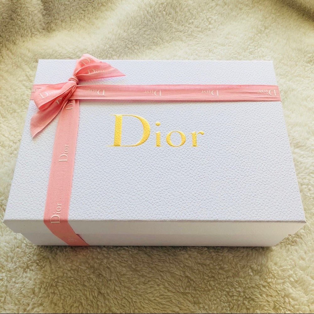 DIOR Gift Box w/ Pink Ribbon CD Paper & Sticker - Picture 2 of 8